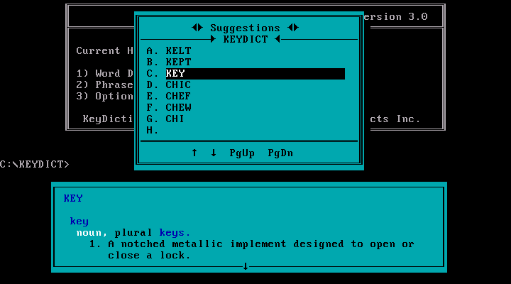 KeyDictionary 3.0 - Dict